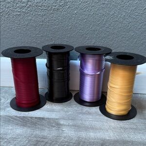 Berwick Set of Four Curling Ribbon Spools in Assorted Colors